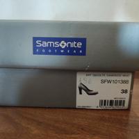 Décolleté camoscio Samsonite 