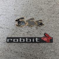 scritte VW Golf Rabbit 