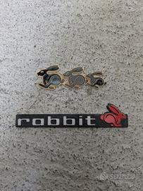 scritte VW Golf Rabbit 