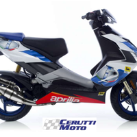 Scarico Leovince HAND MADE TT BLACK Aprilia Sr 50