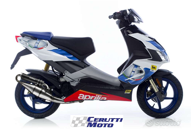 Scarico Leovince HAND MADE TT BLACK Aprilia Sr 50