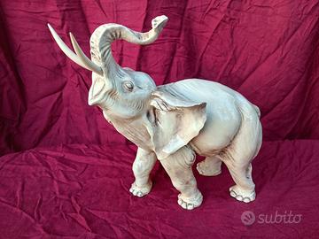vintage elefante ceramica Cacciapuoti
