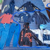 felpe, pantaloni, maglie 5-6 anni  + omaggi(pac 7)