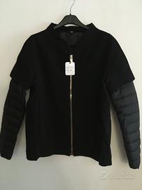 Giubbino con maniche removibili nero, nuovo , tg S