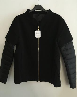 Giubbino con maniche removibili nero, nuovo , tg S