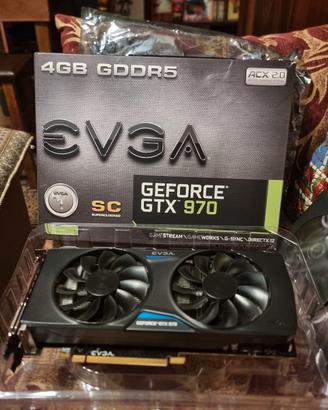 Scheda Video EVGA GeForce GTX 970 4GB VRAM