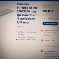 Pannelli isolanti stiferite per cappotto termico