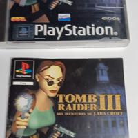 Tomb Raider 3 PS1 lingua francese 