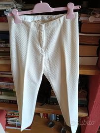 pantalone bianco dritto