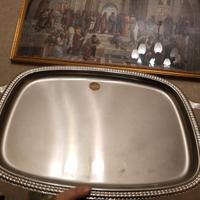 Vassoio Alessi vintage, soprammobile Capodimonte