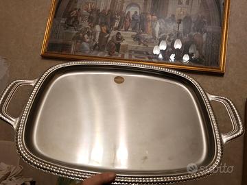 Vassoio Alessi vintage, soprammobile Capodimonte