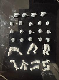 Tau Fire Warriors Warhammer 40k Teste Gambe Bits