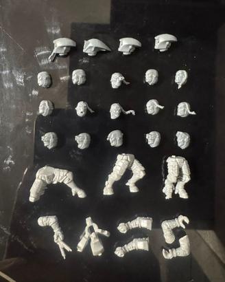 Tau Fire Warriors Warhammer 40k Teste Gambe Bits