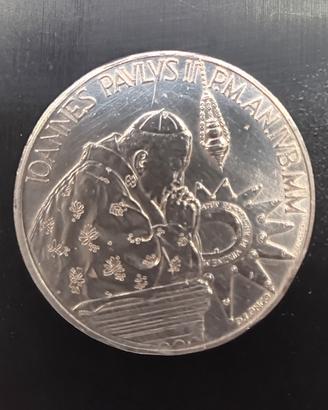 2000 lire argento - moneta giubileo 2000