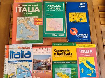 19 Cartine Stradali miste Italia e Austria