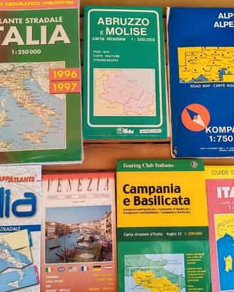 19 Cartine Stradali miste Italia e Austria