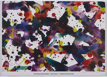 Sam Francis - Set Tovagliette in Sughero