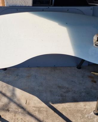 tavolo vetro a goccia