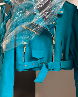 Giubbino  in pelle scamosciato 