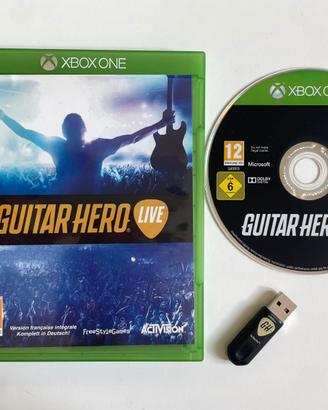 Guitar Hero Live Xbox One gioco + ricevitore USB