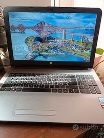 Portatile HP 15,6" CPU Intel I5 120gb SSD, 6gb ram