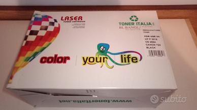 Cartuccia Toner per Stampanti laser HP e Canon