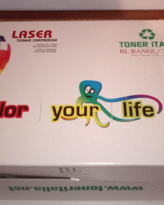 Cartuccia Toner per Stampanti laser HP e Canon