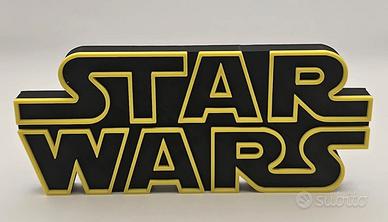 Logo Star Wars in Plastica 3D