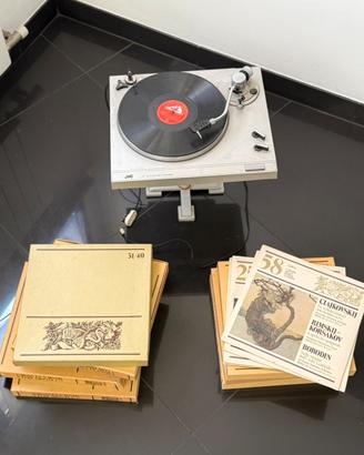 Giradischi JVC L-A11 + vinili vintage