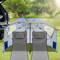 Ombrellone da spiaggia 210 cm UV50+ con tenda late