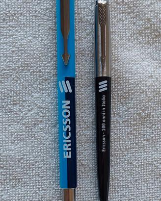 2 penne Parker Ericsson da collezione MAI USATE