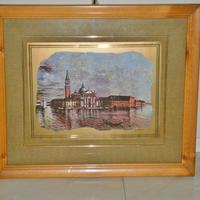 Quadro GIORGIO DE CHIRICO  Isola di San Giorgio