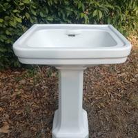 Lavabo bagno con colonna stile Retrò
