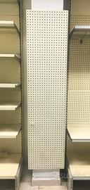 Pannello forato in metallo marca ZAF + 10 ganci