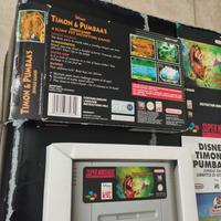 Timon & pumbaa's snes e super Mario kart