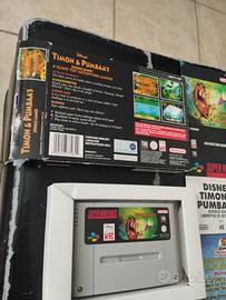 Timon & pumbaa's snes e super Mario kart