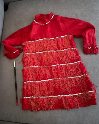 Abito carnevale vintage bimba anni ’70 sartoriale