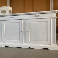 Credenza in legno nuova bianca