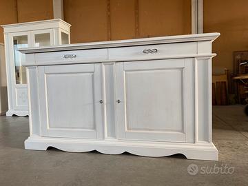 Credenza in legno nuova bianca