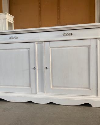 Credenza in legno nuova bianca