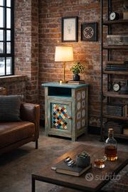 Aurora – mobiluccio / comodino in legno massello a