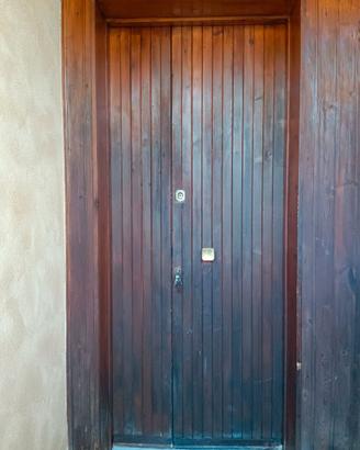 Porta d'ingresso (smontata)con serratura sicurezza