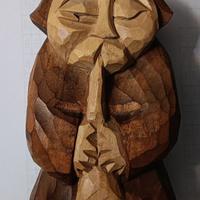 Statua in legno di Jerzy Chodorowsky