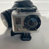 Lotto macchina fotografica digitale Canon e Go-Pro