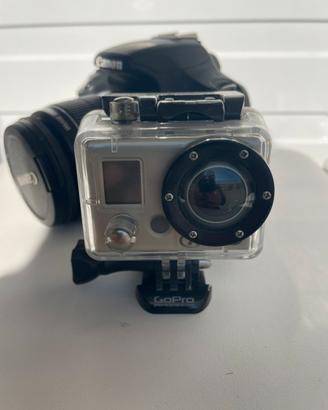 Lotto macchina fotografica digitale Canon e Go-Pro