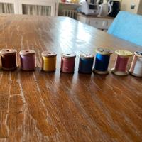 Rocchetti di filonda ricamo a macchina