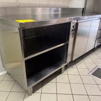 BANCO DA LAVORO IN ACCIAIO INOX (con frigo)