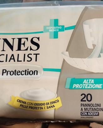 Lotto pannoloni  7 pacchi x 20 LINES SPECIALIST XL