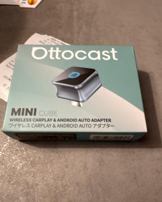 Ottcast mini cube adattatore CarPlay&Android wirle