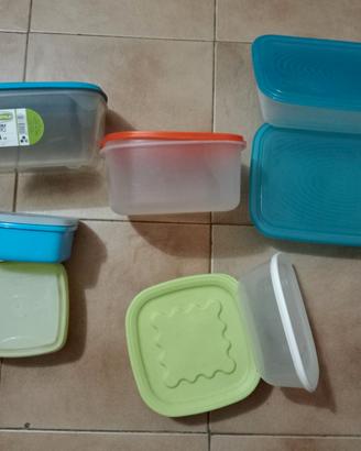 SET CONTENITORI PLASTICA ALIMENTARE